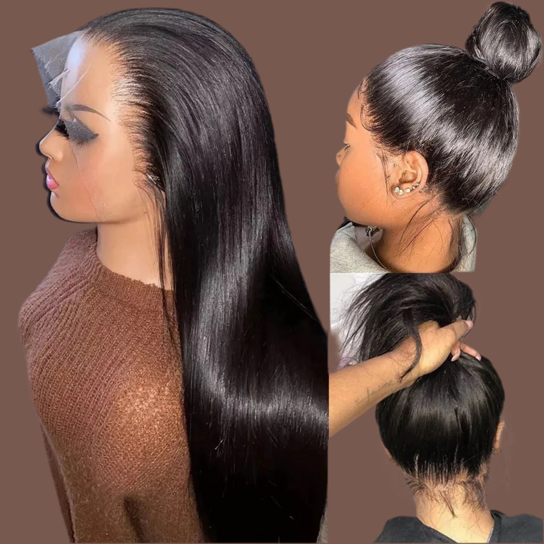 Brazilian Straight Human Hair Lace Frontal Wig