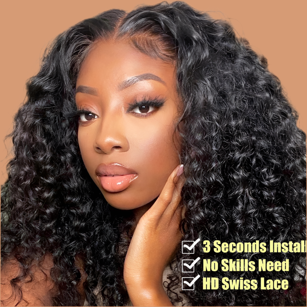 Clueless Water Wave Pre-Cut Lace Wig.
