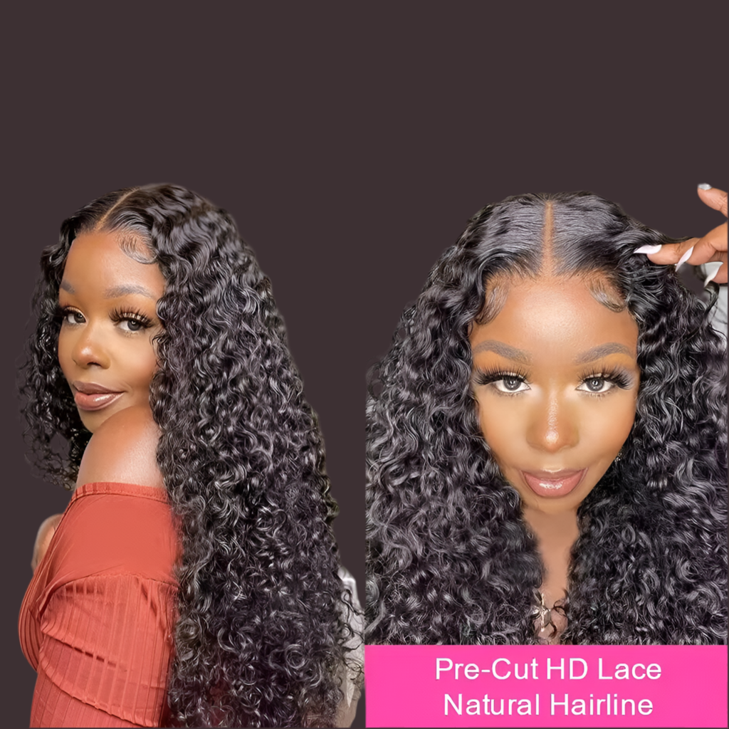 Clueless Water Wave Pre-Cut Lace Wig.