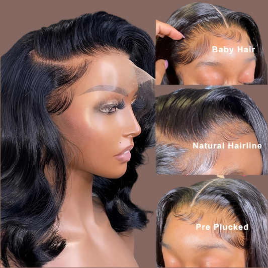 13x4 Body Wave Short Bob.